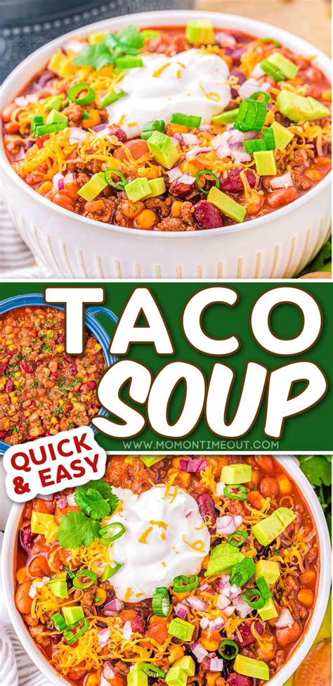 Easy Taco Soup Recipe Mom On Timeout