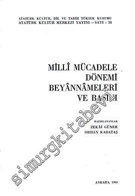 Milli M Cadele D Nemi Bey Nn Meleri Ve Bas N