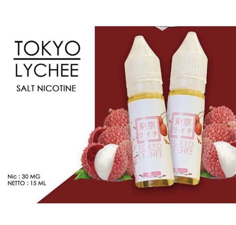 Jual Tokyo Lychee Salt Nic Liquid Tokyo Leci Mg Ml By Public X Jvd