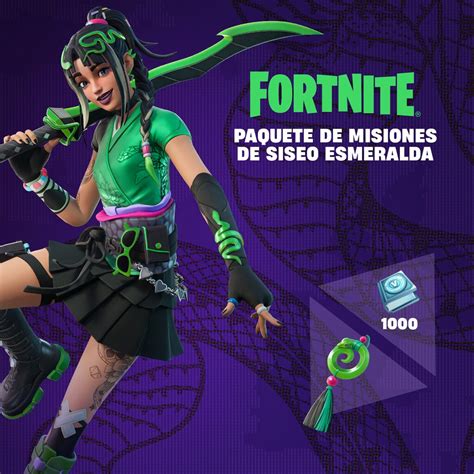 Fortnite Paquete De Misiones De Siseo Esmeralda