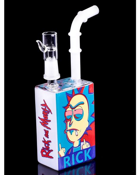 Highguy Rick And Morty Juice Box Dab Rig Smokeday