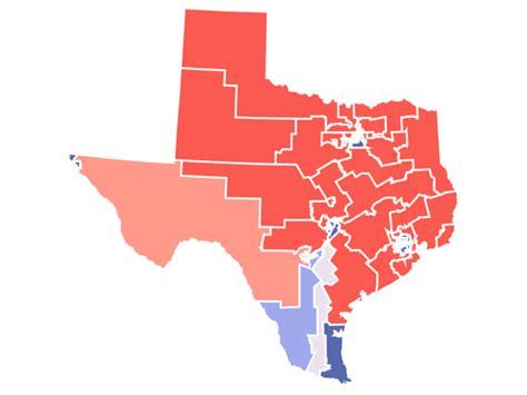 Map Of Texas Political Districts Corene Charlotte