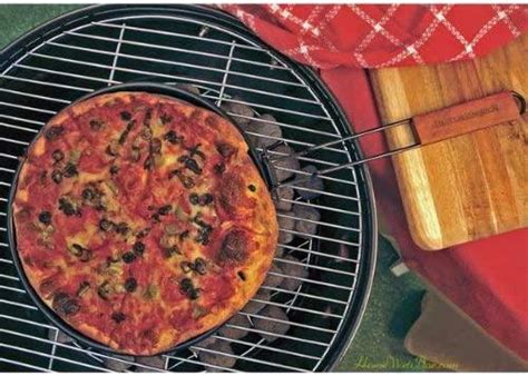 Charcoal Companion Pizza Grilling Pan Non Stick The Seasoned Gourmet