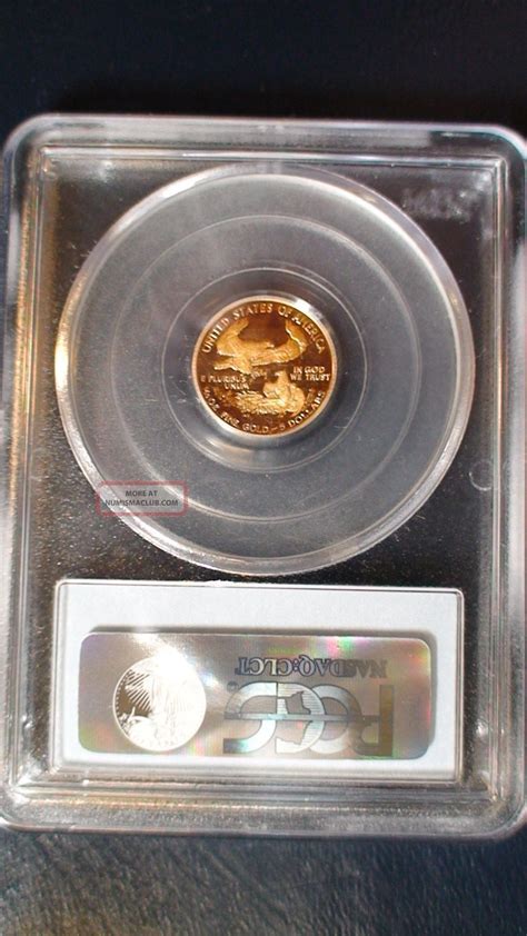 P Gold Eagle Pcgs Pr Dcam Deep Cameo Pf Proof Tenth Ounce