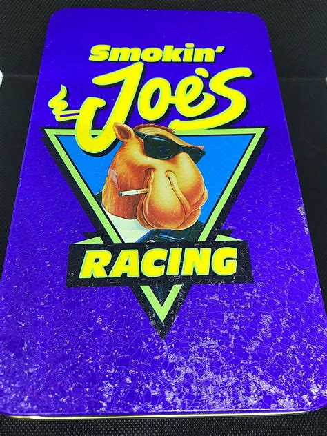 Vintage Smokin Joes Racing Collectors Tin With Matches Etsy