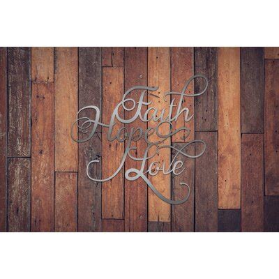 Faith Hope Love Wall Decor | Wayfair