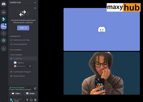 SPOTTED MAX ON BADDIEHUB DISCORD... i hope he's still there (moaning