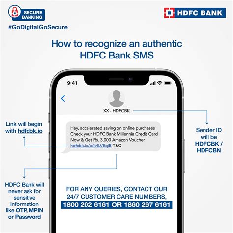 Psa How To Recognize An Authentic Hdfc Bank Sms R India