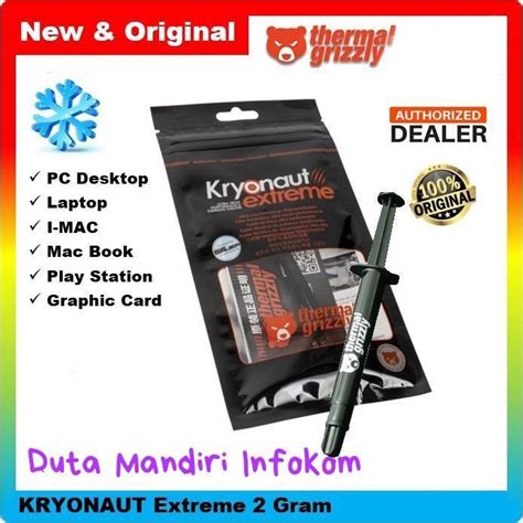 Jual Thermal Grizzly Kryonaut Extreme Gram Gr Thermal Paste