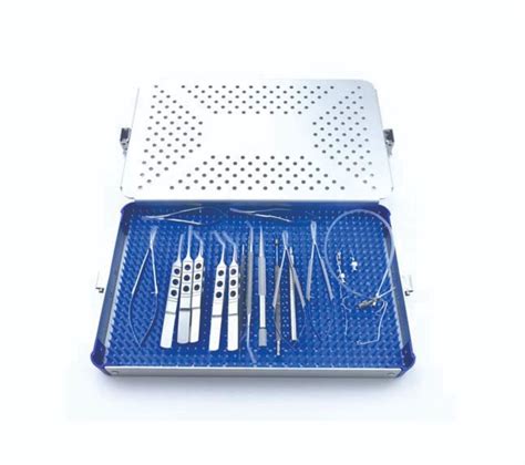 Micro Eye Surgery Instruments Set Cataract Set With Stainless Steel Box