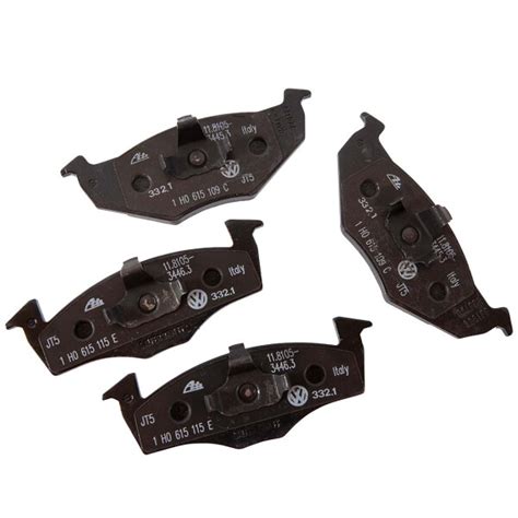 VW Golf 3 Polo Brake Pads Genuine Volkswagen OEM Nr 1H0698151 B BU