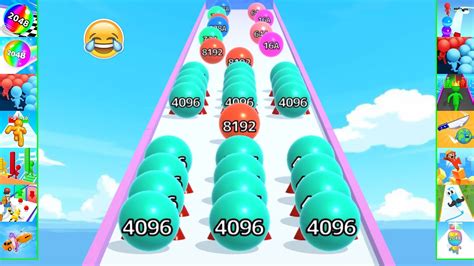 Satisfying Mobile Games Ball Run 2048 Infinity All Max Levels Gameplay Video 2024 Nr 3 Youtube