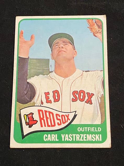 Lot Vg Vgex Crease Free Topps Carl Yastrzemski Baseball