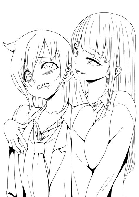 Watamote Anime Monochrome Anime Kuroki Tomoko Tamura Yuri