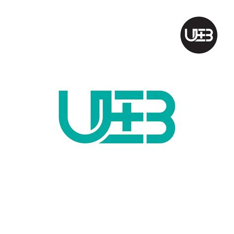 UEB Logo Letter Monogram Design 45903638 Vector Art at Vecteezy