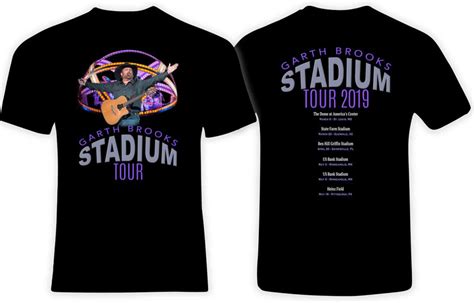 Garth Brooks 2019 Stadium tour t shirt / phoenixteez