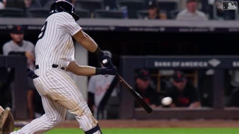 Jasson Domínguez hits a double in his Yankee Stadium debut 09 06 2023