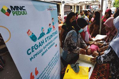 Dukung Pencegahan Stunting MNC Peduli Berikan Bahan Pangan Ke Posyandu