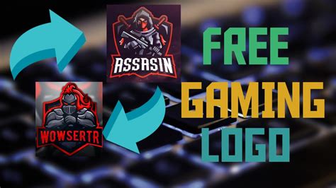 HOW TO MAKE GAMING LOGO FOR YOUTUBE CHANNEL" FREE" - YouTube