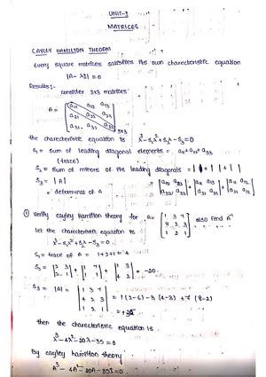 21MAB101T Calculus And Linear Algebra Calculus And Linear Algebra B