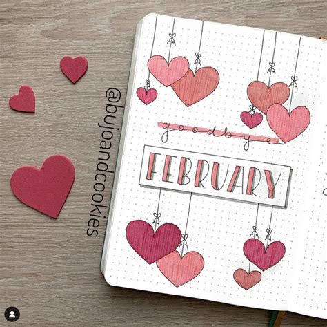 Best February Bullet Journal Valentines Ideas The Smart Wander