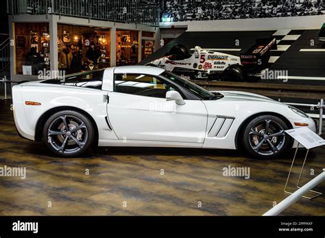 SINSHEIM, GERMANY - MAI 2022: white cabrio Chevrolet Corvette C6 Stock Photo - Alamy