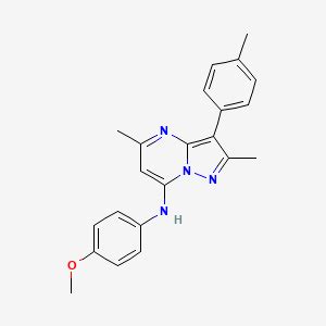 N 4 Methoxyphenyl 2 5 Dimethyl 3 4 Methylphenyl Pyrazolo 1 5 A