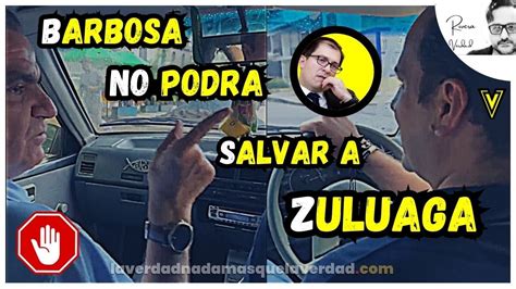 BARBOSA NO PODRÁ SALVAR A ZULUAGA AUDIOS ZULUAGA SE CARGARA A URIBE