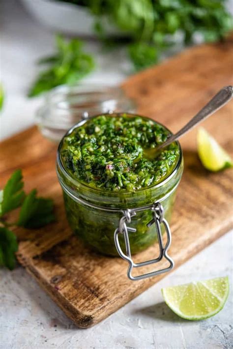 Cilantro Chimichurri Recipe Valerie S Kitchen Cilantro Chimichurri