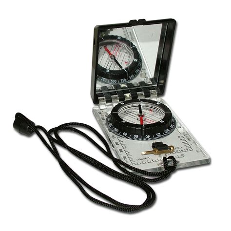 Advantage™ Hand Held Compass With Built In Clinometer And Sighting Mirror Lanyard Included