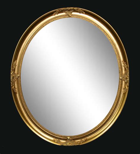 289 GOLD OVAL MIRROR