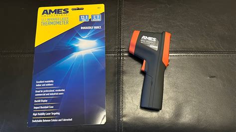 Harbor Freight Ames Infrared Thermometer Unboxing Overview Youtube