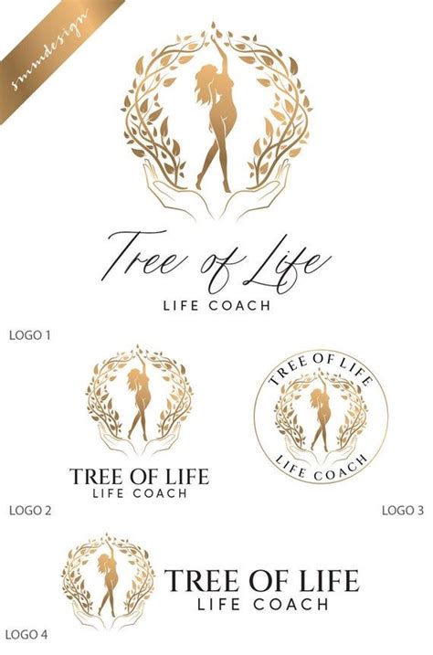 Tree Logo Life Coach Logo Psychology Health Logo Counseling Etsy