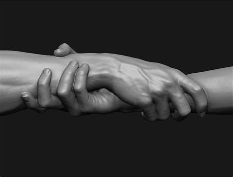 Wrist Handshake Printable 3D Model 3D Printable CGTrader