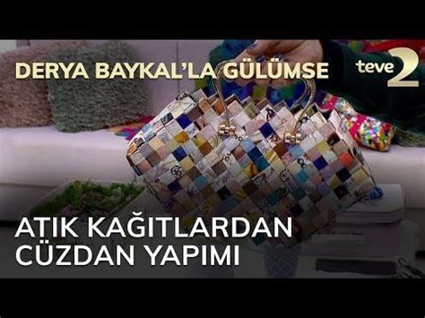 Derya Baykal la Gülümse Atık Kağıtlardan Cüzdan Yapımı YouTube