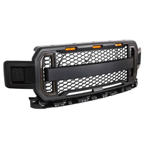 New Front Grill Grille Raptor Style For Ford F150 F 150 2018 2019 Amber