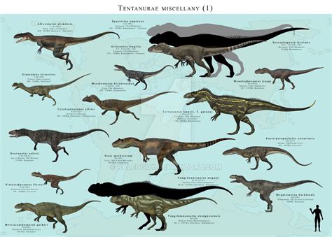 Tentanurae Miscellany 1 By Paleoguy On Deviantart Prehistoric Animals