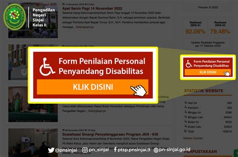 Form Penilaian Personal Bagi Penyandang Disabilitas