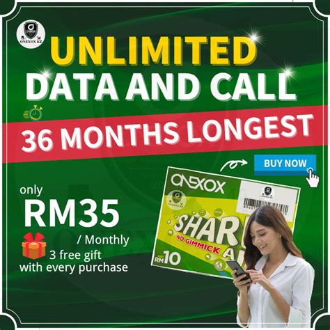 Onexox Simcard Xox Sim Card Prepaid Hotspot Unlimited Internet