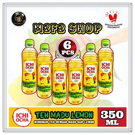 Jual Ichi Ocha Minuman Teh Madu Lemon Botol Plastik Pet Ml