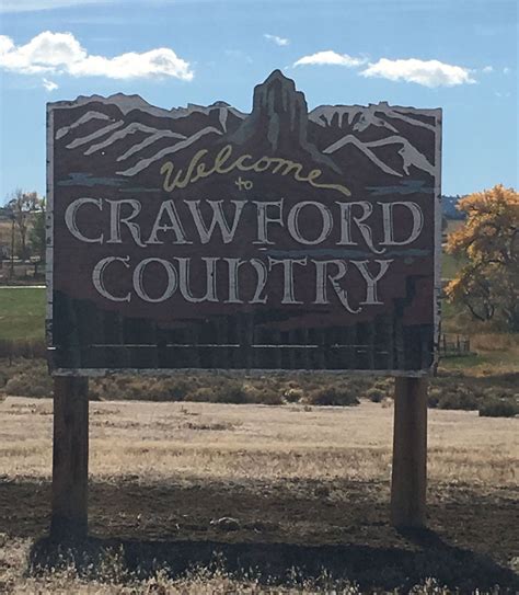 Crawford Country Welcome Sign Hotchkiss Paonia Cedaredge And Delta