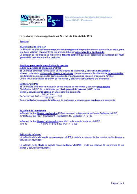 soluciones de toda la PEC2 Comportamiento de los Agregados Económicos