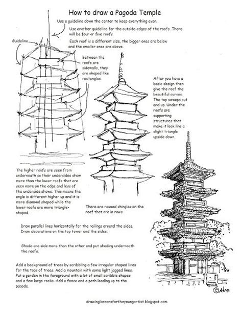 How To Draw Worksheets For The Young Artist How To Draw A Japanese