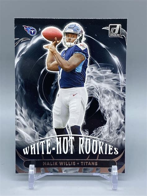 Malik Willis Panini Donruss Football White Hot Rookies Whr