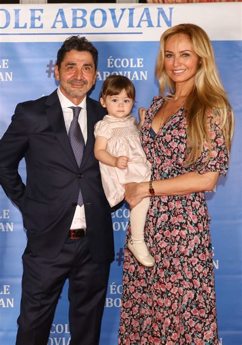 Photo Aram Ohanian Sa Femme Adriana Karembeu Et Leur Fille Nina