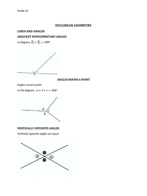 EUCLIDEAN GEOMETRY Rules | Download Free PDF | Triangle | Polytopes