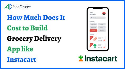 Cost To Build Same Day Grocery Delivery App Like Instacart