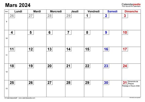 Calendrier Mars A Imprimer Calendrier Images