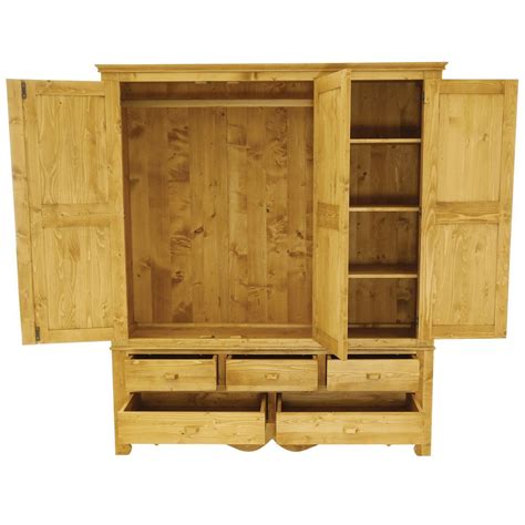 Armoire En Pin Massif Portes Almoire