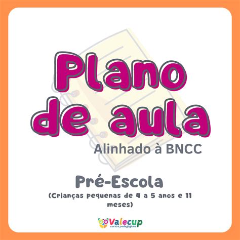 Plano De Aula Pré Escola 5 Anos